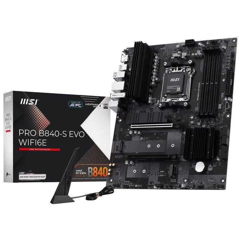 MSI PRO B840-S EVO WIFI6E ATX  - Carte mère MSI - grosbill.com - 0