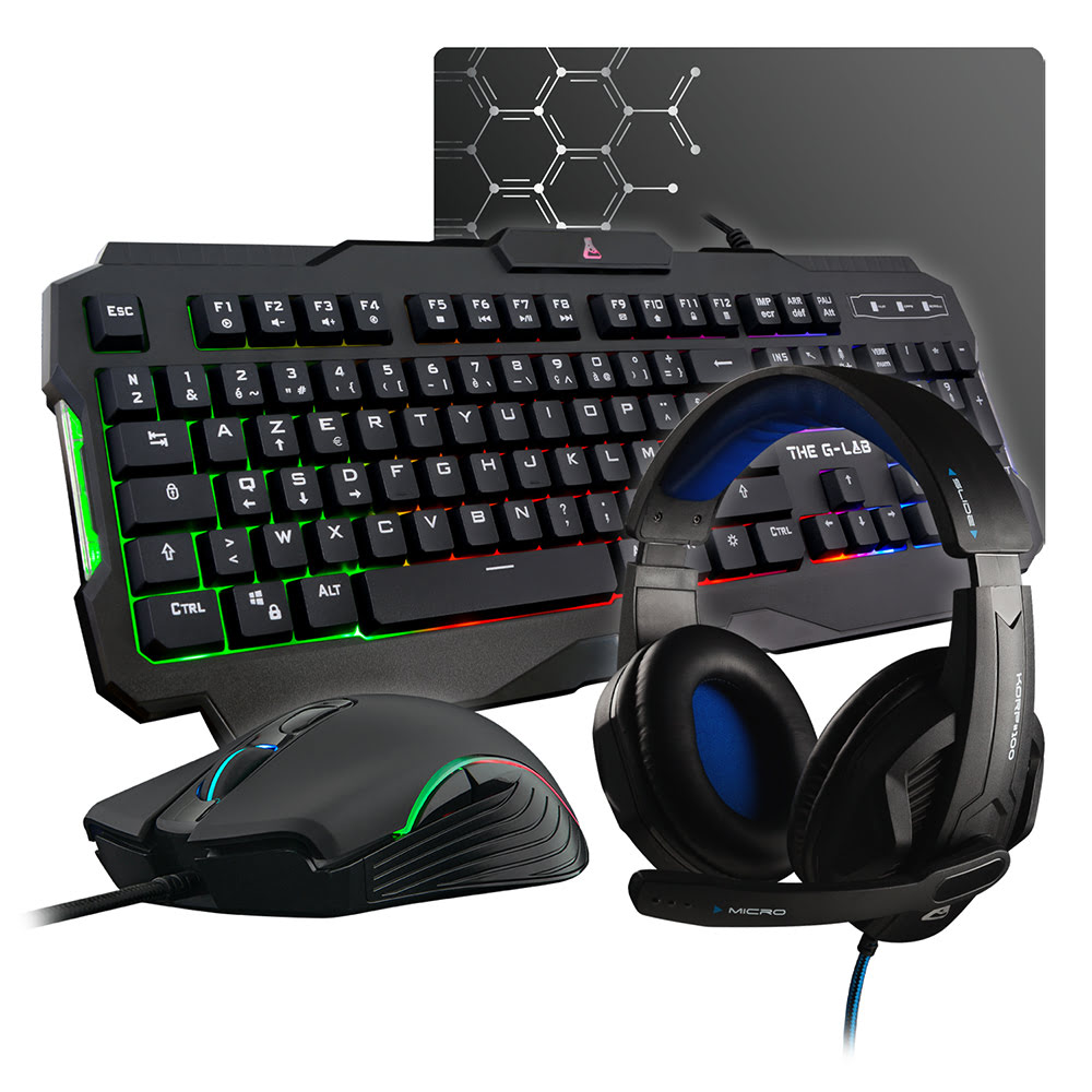 The G-LAB Gaming Combo ARGON-E - Pack Clavier/Souris - grosbill.com - 0