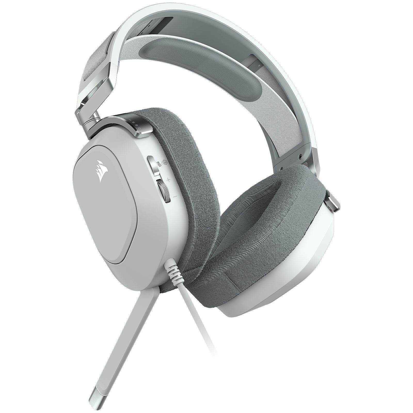 Corsair HS80 RGB USB Blanc 7.1 Surround Blanc - Micro-casque - 3