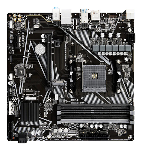 Gigabyte A520M DS3H V2 Micro-ATX  - Carte mère Gigabyte - 1