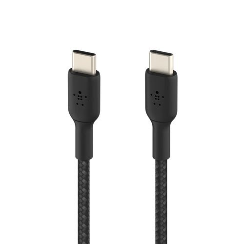 USB-C to USB-C Cable Braided 1M Black - Achat / Vente sur grosbill.com - 3