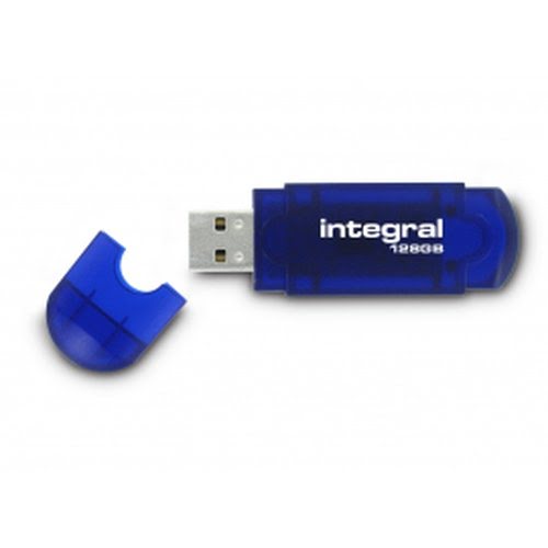 EVO - 128 Go USB 2.0 Bleu transparent