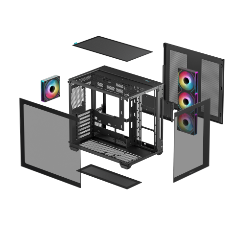 Deepcool CG530 4F Noir Noir - Boîtier PC Deepcool - grosbill.com - 10