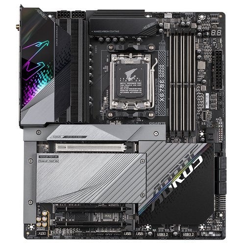 Gigabyte X670E AORUS MASTER E-ATX  - Carte mère Gigabyte - 1