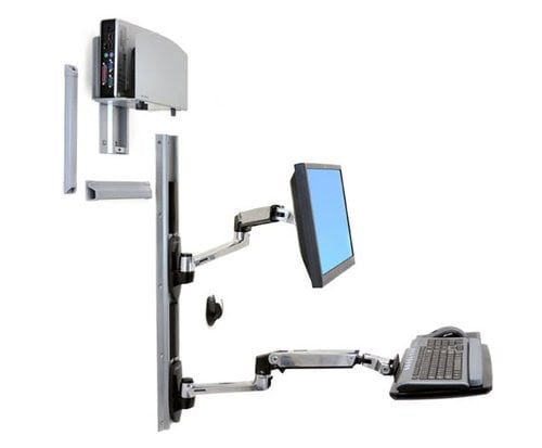 45-247-026/LX Wall Mount System Silver - Achat / Vente sur grosbill.com - 0