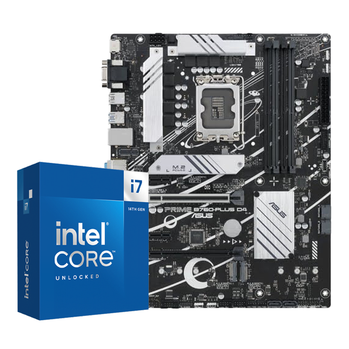 BUNDLE PRIME B760-PLUS + Core i7-14700KF - grosbill.com - 0