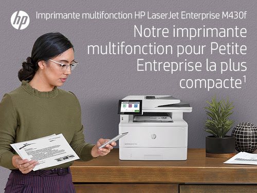  LaserJet Enterprise MFP M430f Printer (3PZ55A#B19) - Achat / Vente sur grosbill.com - 4