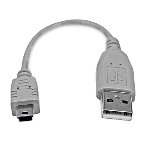 6in Mini USB 2.0 Cable - A to Mini B - Achat / Vente sur grosbill.com - 0