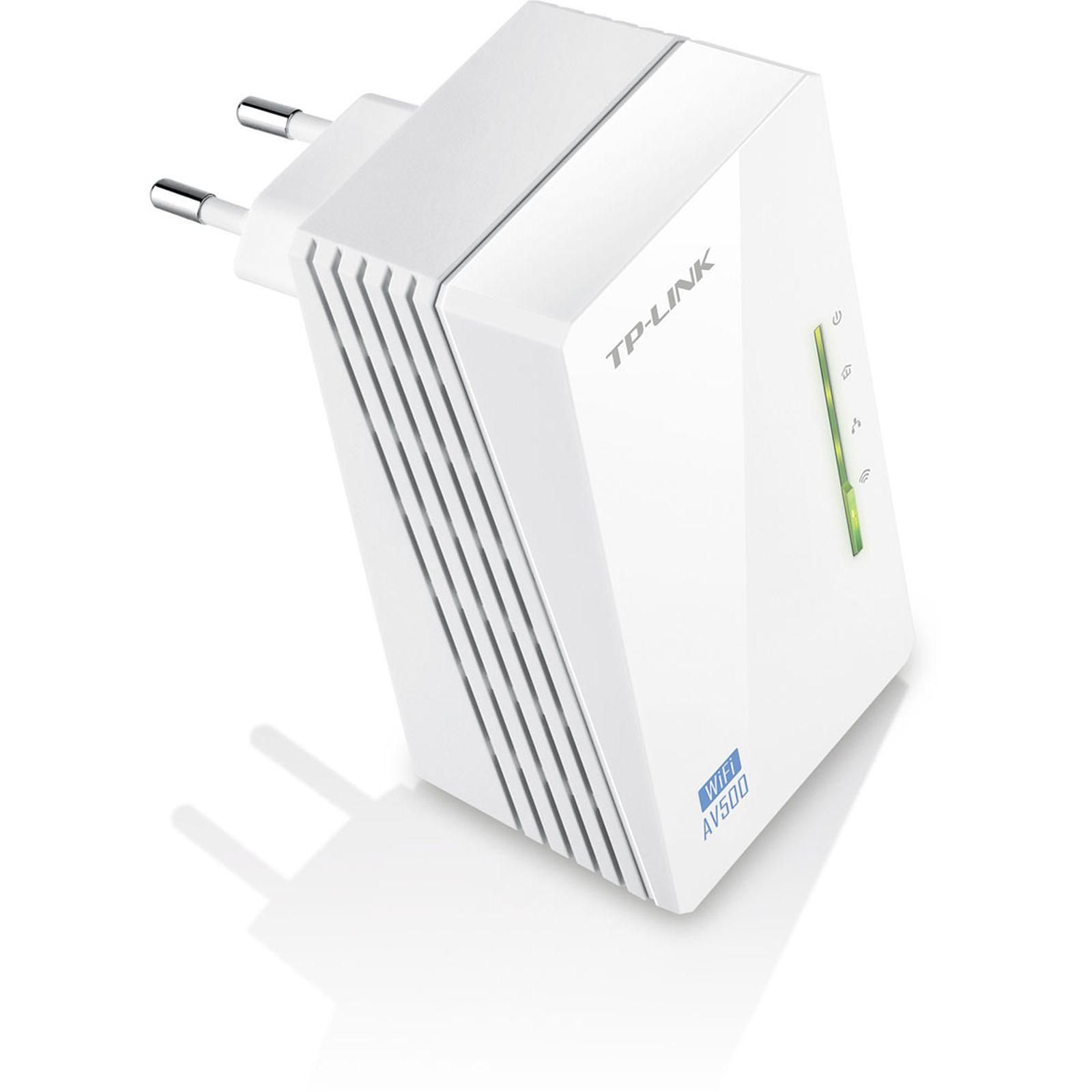TP-Link TL-WPA4220 WiFi Extender CPL 500Mbps/WiFi 300Mbps  - Adaptateur CPL - 4