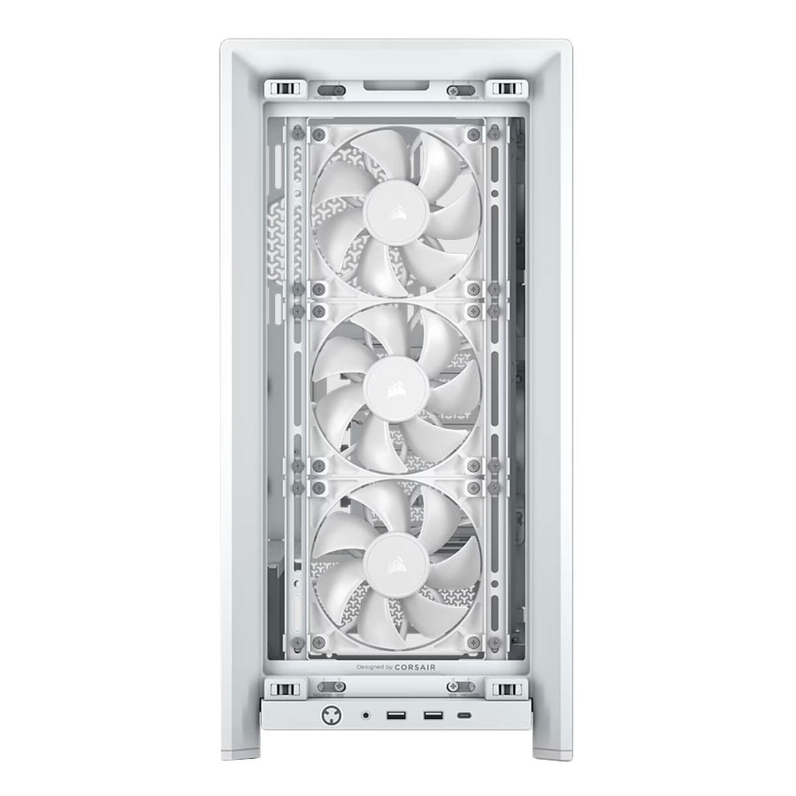 Corsair Frame 4000D Blanc Blanc - Boîtier PC Corsair - grosbill.com - 3