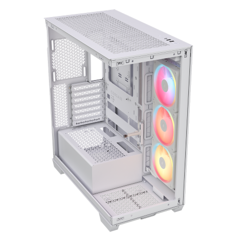 Corsair 3500X LX-R RGB ICUE LINK Blanc Blanc - Boîtier PC Corsair - 8