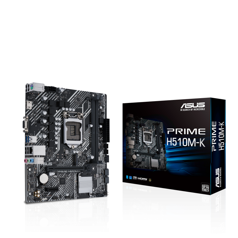 Asus PRIME H510M-K Micro-ATX  - Carte mère Asus - grosbill.com - 0