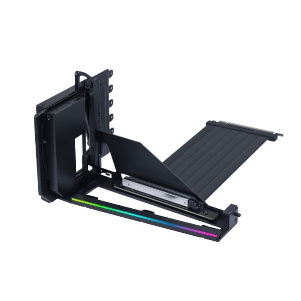 Lian-Li Riser PCIE 5.0 + Bracket - Support vertical - Noir (G89.VG4-5-V4X.00) - Achat / Vente Accessoire carte graphique sur grosbill.com - 0