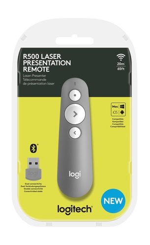Logitech R500 Laser Presentation Remote Grey (910-006520) - Achat / Vente Vidéoconférence sur grosbill.com - 5