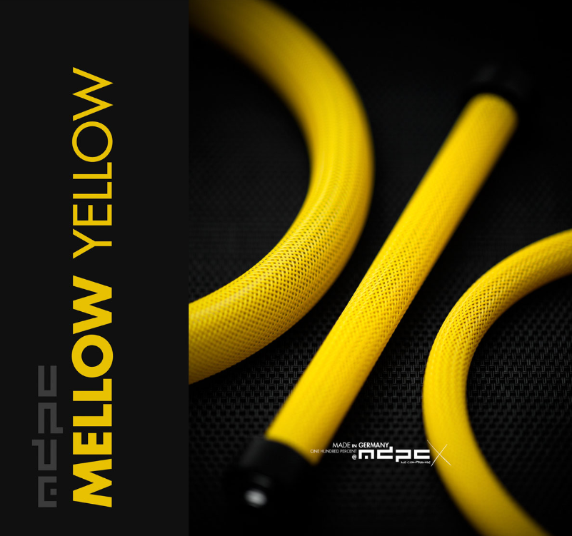MDPC-X Mellow-Yellow Cable Sleeve BIG (SL-B-MY) - Achat / Vente Modding sur grosbill.com - 0