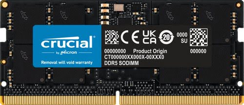 Crucial 16GB DDR5-4800 SODIMM Crucial