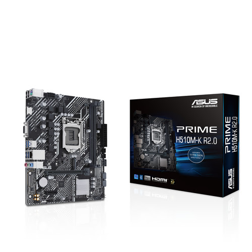 Asus PRIME H510M-K R2.0 Micro-ATX  - Carte mère Asus - grosbill.com - 1