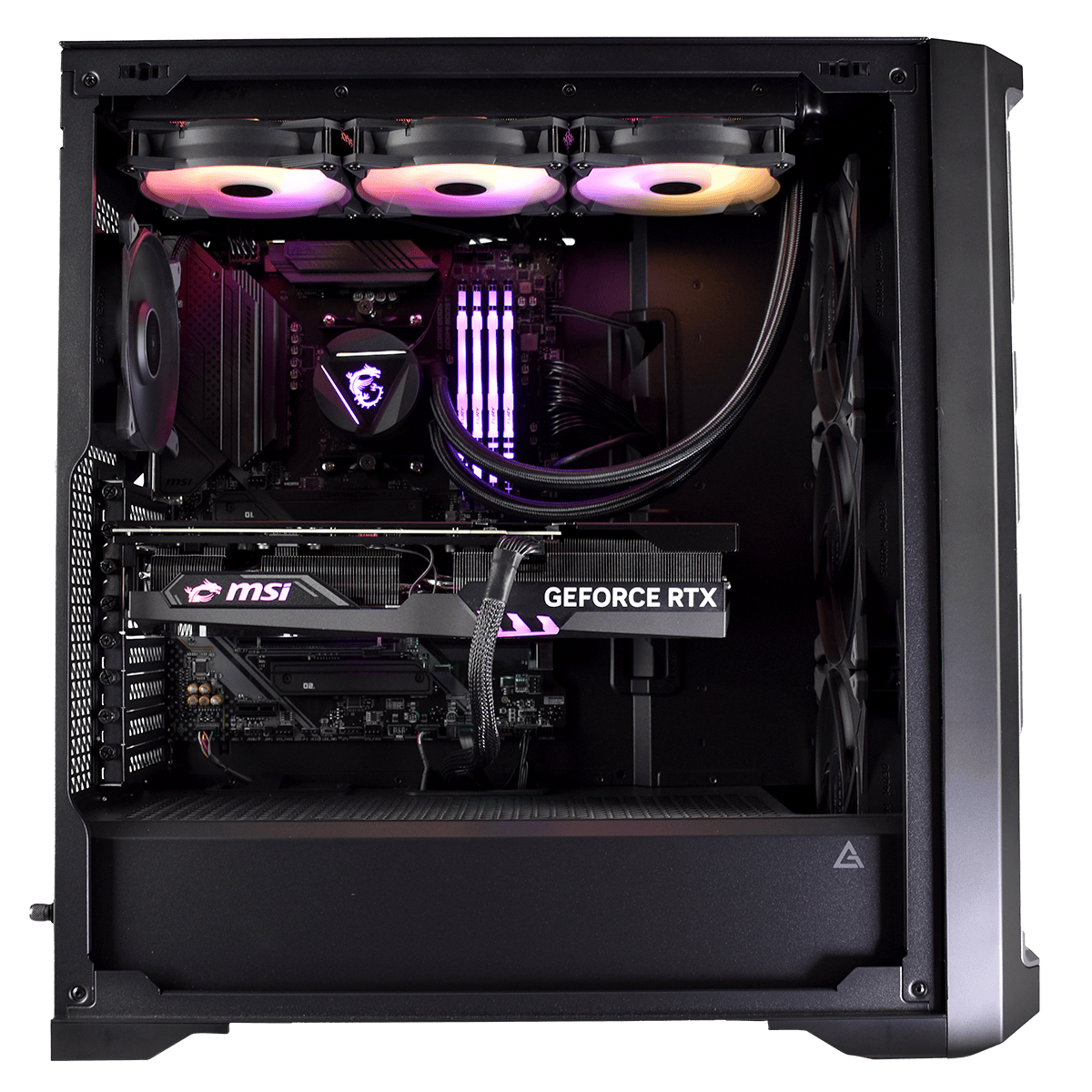 Grosbill FLOW TECH - 5800X3D/32Go/1To/4070Ti (0423) - Achat / Vente PC Fixe sur grosbill.com - 1