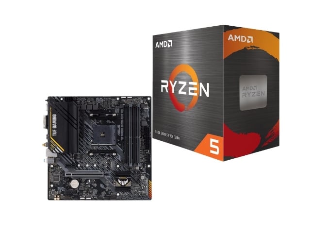 TUF Gaming A520M-PLUS WIFI + Ryzen 5 5500GT - grosbill.com - 0