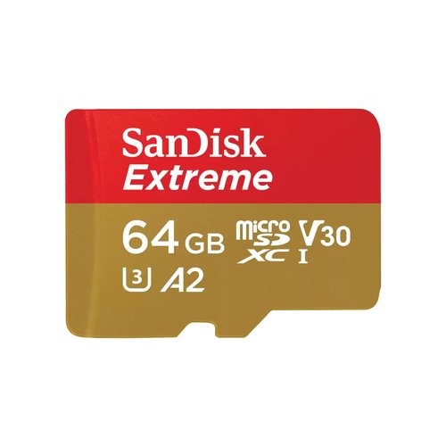 Extreme microSDXC 64GB+SD 170MB/s - Achat / Vente sur grosbill.com - 0