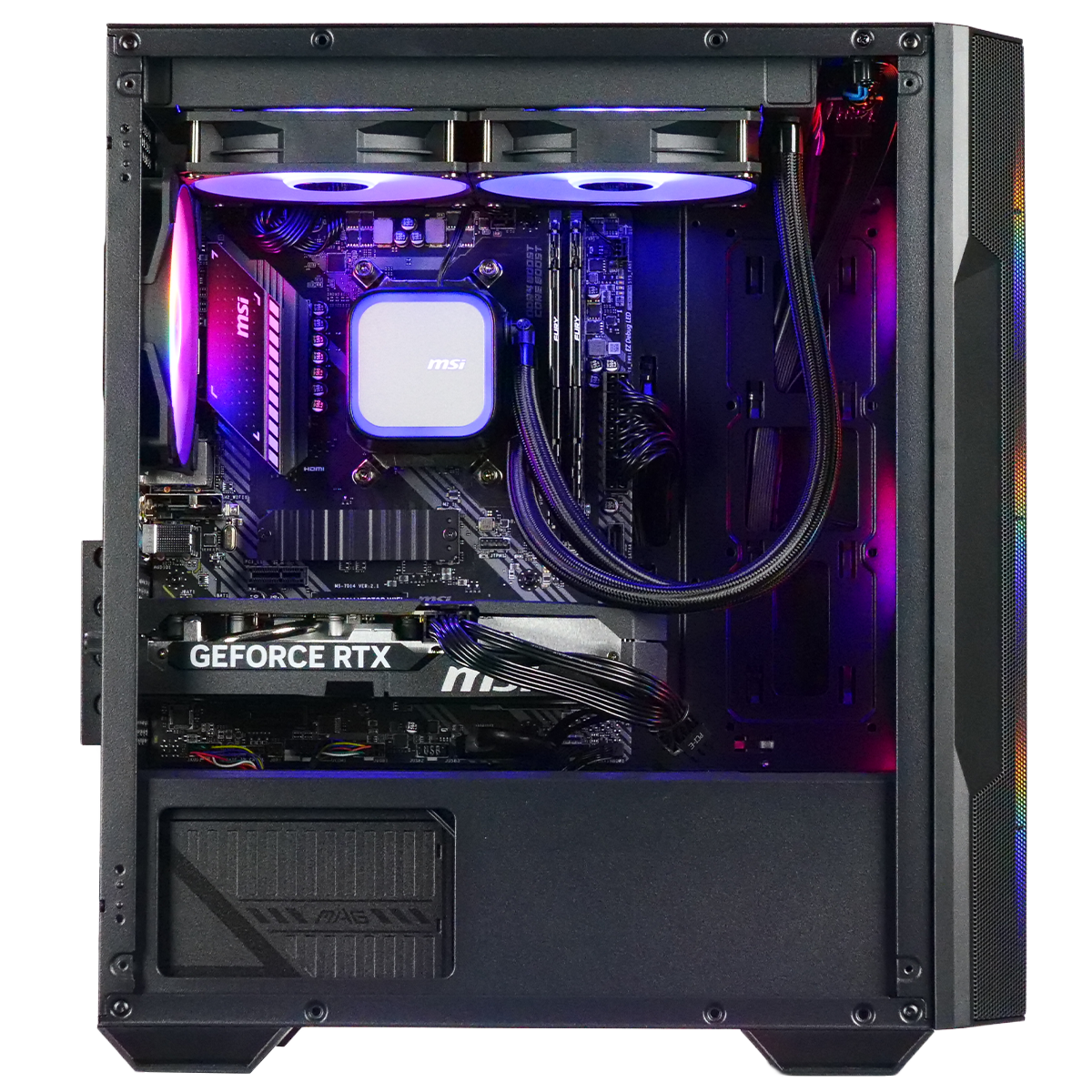 Grosbill REQUIEM - R7-5700X/5060Ti-8Go/16Go/1To - CYB-GB (PCG-10603049) - Achat / Vente PC Fixe sur grosbill.com - 1