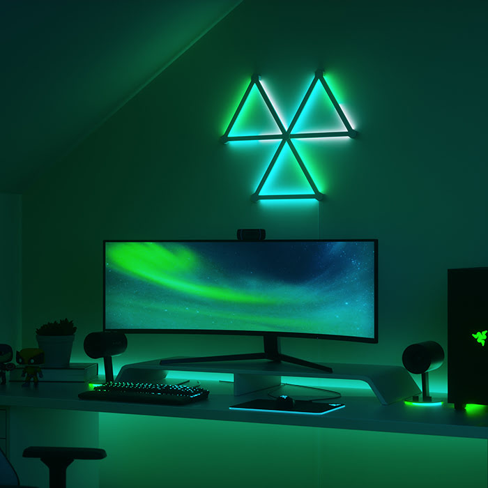 Nanoleaf Lines Starter Kit - 9 pièces (NL59-K-0002LW-9PK-EU) - Achat / Vente Objet connecté / Domotique sur grosbill.com - 3