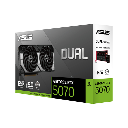Asus Dual GeForce RTX 5070 12GB GDDR7  - Carte graphique Asus - 7
