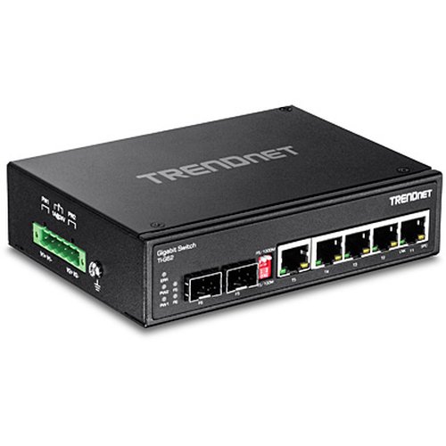 6-PORT HARD. IND. GBIT SWITCH - Achat / Vente sur grosbill.com - 1