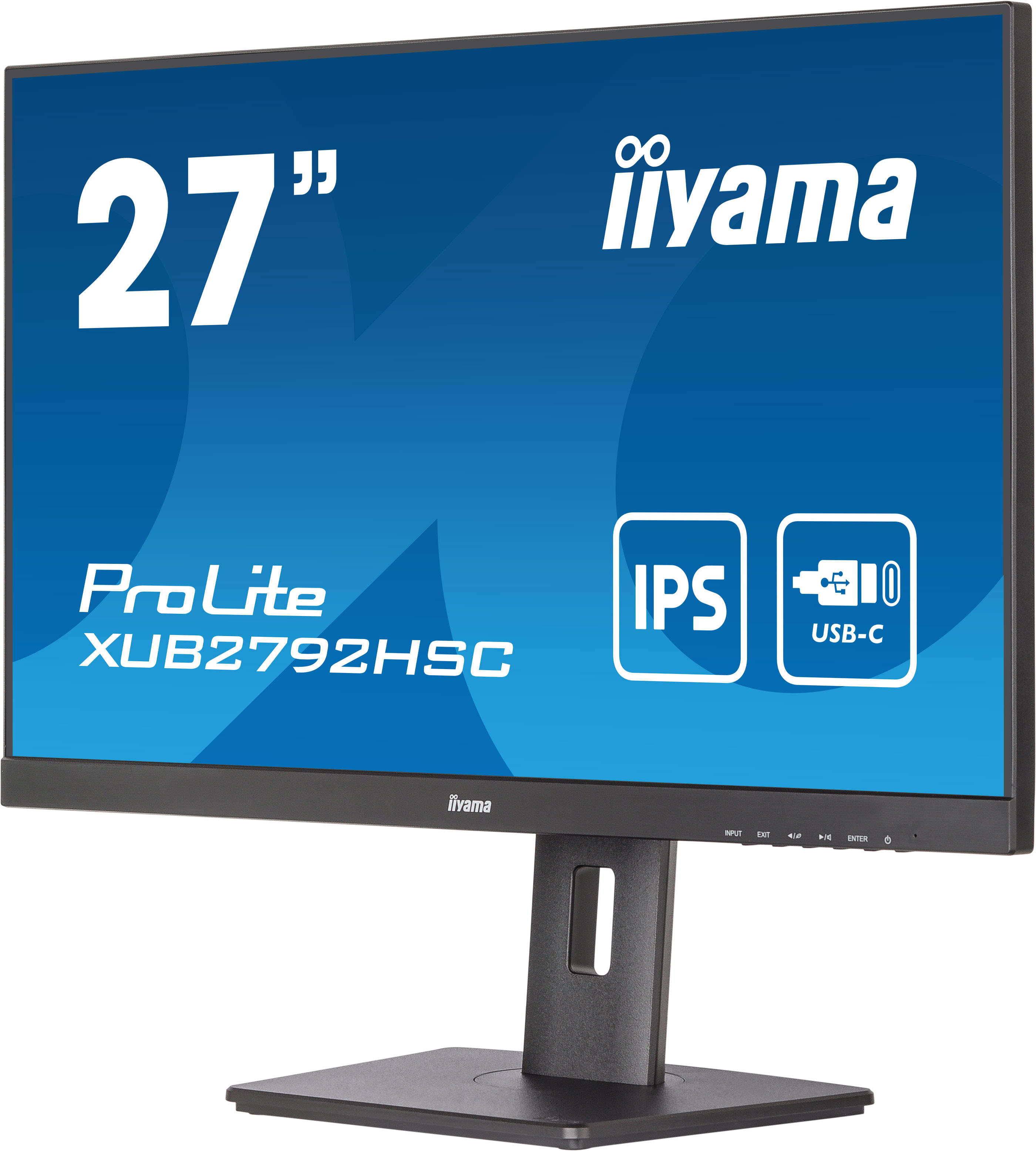 Iiyama 27"  XUB2792HSC-B5 - Ecran PC Iiyama - grosbill.com - 2