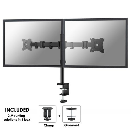 Desk Mount 10-27" Tilt/Rotate/Swiv BLACK - Achat / Vente sur grosbill.com - 0