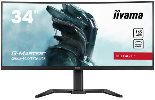 image produit Iiyama G-MASTER GB3467WQSU-B5 - 34" UWQHD 165Hz 0.4ms Grosbill