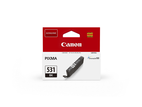 Cartouche d'encre noire - CLI-531BK pour imprimante Jet d'encre Canon - 0