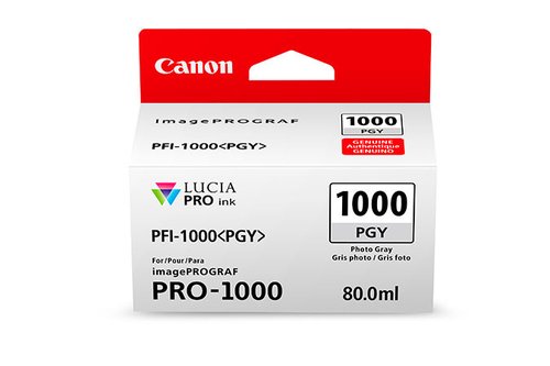 Canon Ink/PFI-1000 Cartridge Photo GY - Achat / Vente Consommable imprimante sur grosbill.com - 0