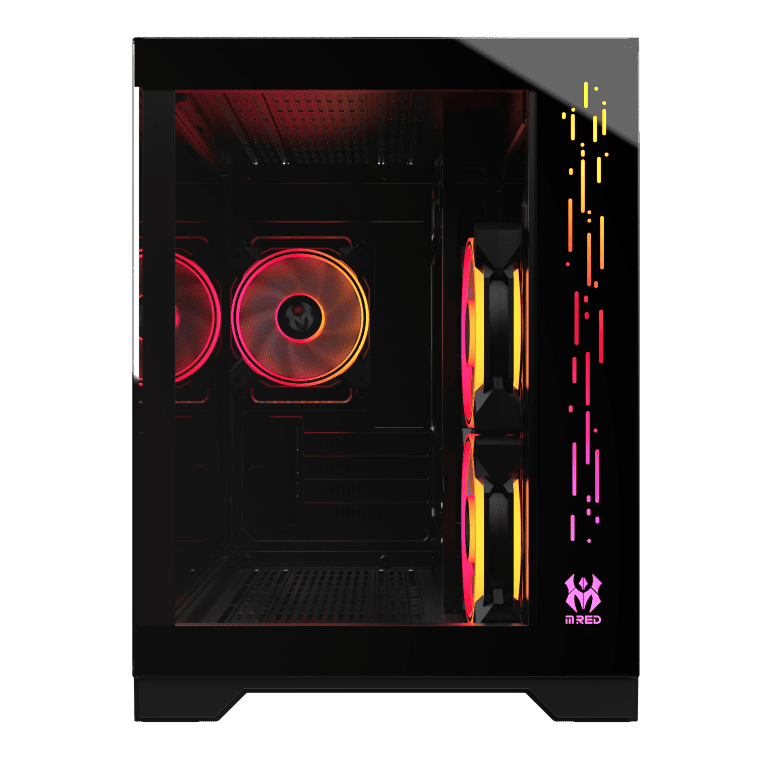 M.RED Crystal Sea Mini Noir Noir - Boîtier PC M.RED - grosbill.com - 5