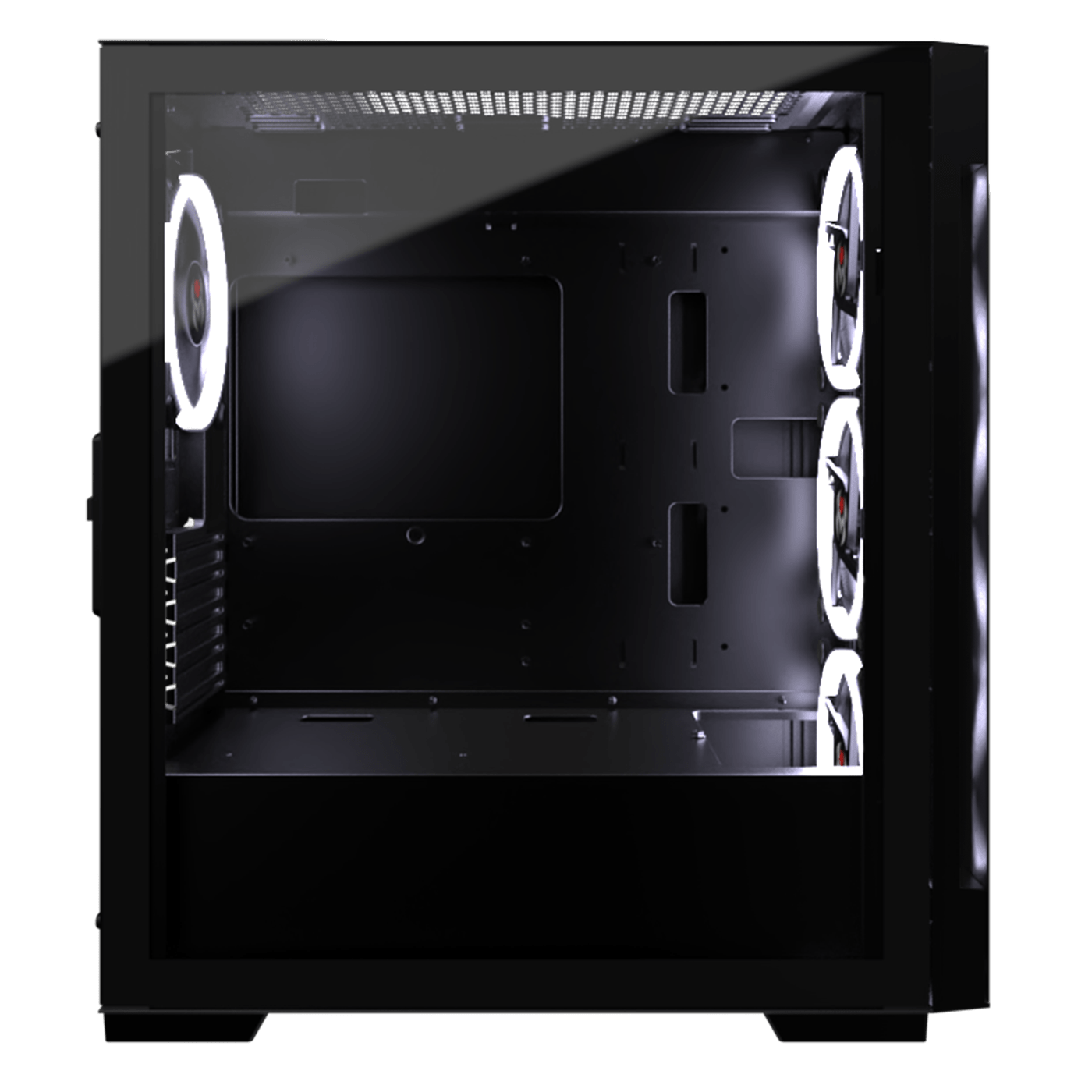 M.RED Mercury Noir Noir - Boîtier PC M.RED - grosbill.com - 1