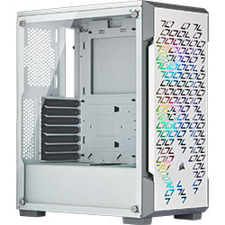 Corsair iCUE 220T RGB Airflow White - MT/Sans Alim/ATX
