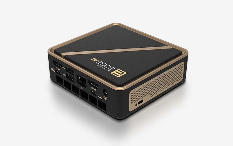 Sapphire EDGE AI Ryzen AI 9 HX 370/So DDR5/M.2 nvme/Wifi/BT - Barebone et Mini-PC - 2