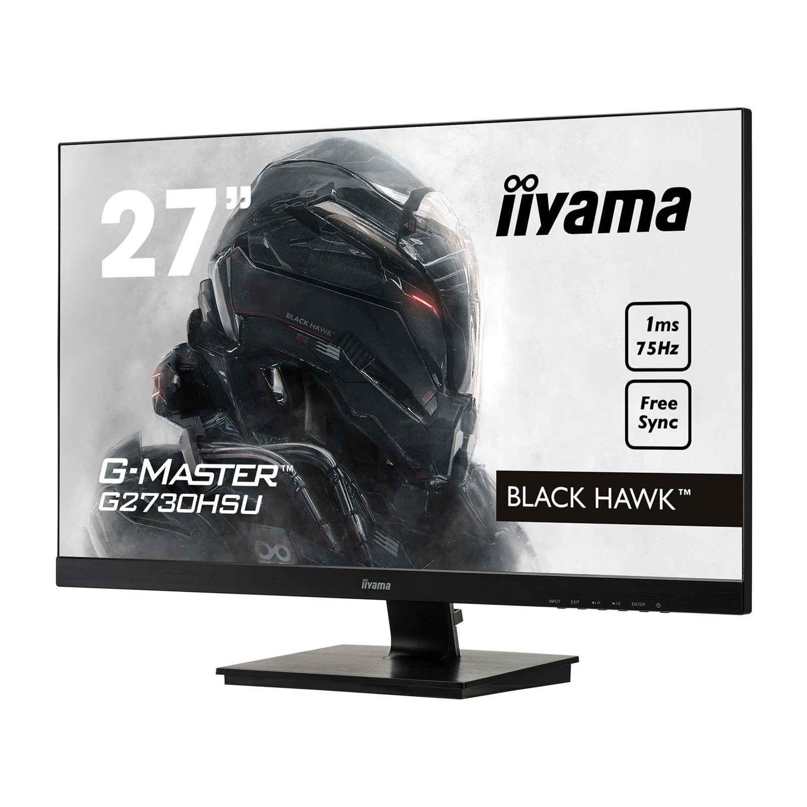 Iiyama 27"  G2730HSU-B1 - Ecran PC Iiyama - grosbill.com - 3