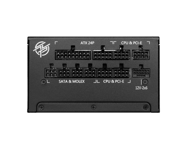 MSI MAG PANO 100R PZ Noir + MPG A1000GS PCIE5 Noir Noir - Boîtier PC - 6