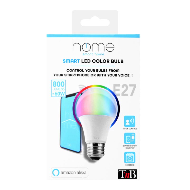 T'nB Ampoule LED RGB WiFi 800 Lumens (SHBULB02 **) - Achat / Vente Objet connecté / Domotique sur grosbill.com - 2