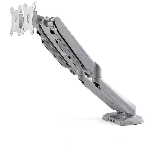 Desk Mount Dual Monitor Arm w/USB/Audio - Achat / Vente sur grosbill.com - 0