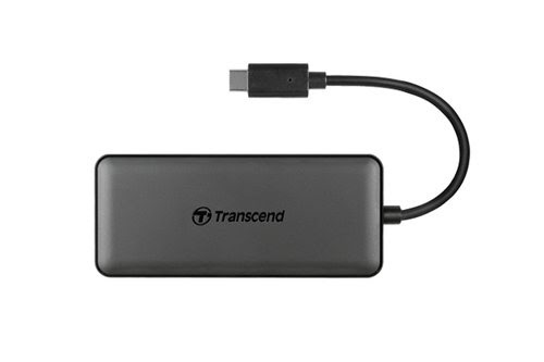 Transcend 3-Port Hub 1-Port PD SD/MicroSD Reader