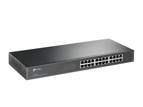 24 p 10/100M Switch 19 inch rack-mount - Achat / Vente sur grosbill.com - 1