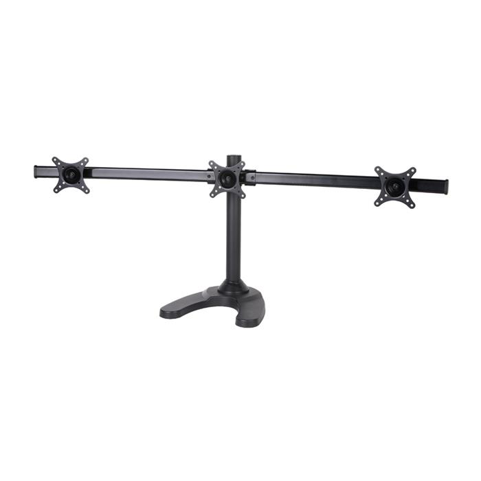 Support à poser 3 écrans - 13"-27" - bras incurvé - Accessoire écran - 0