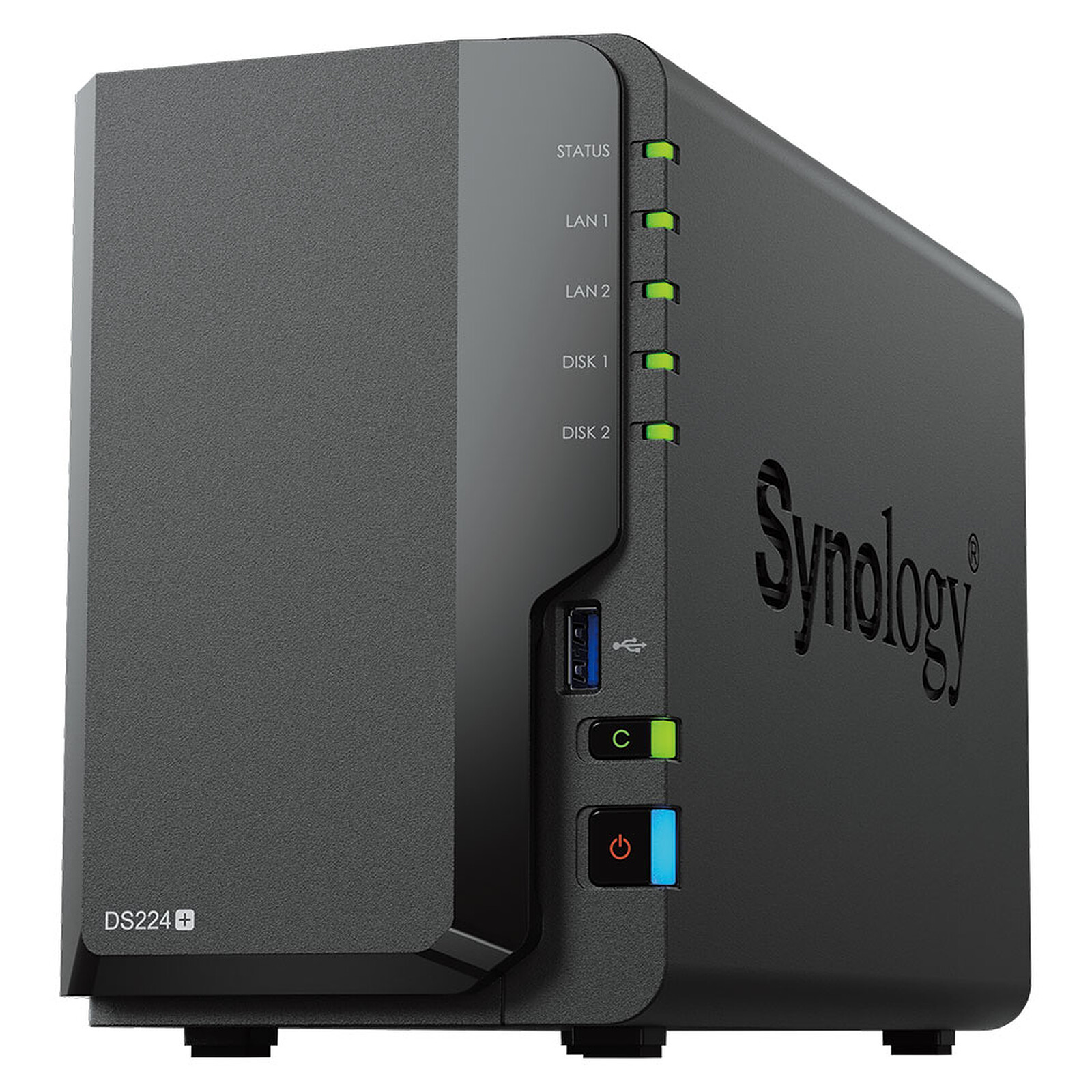 Synology Bundle DS224+ avec Onduleur Back UPS BX750MI-FR - Serveur NAS - 8
