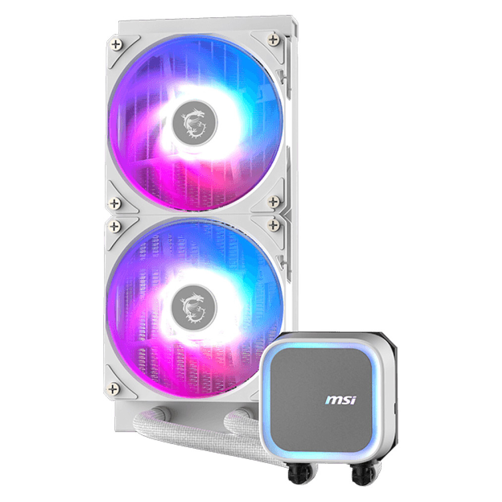 MSI Blanc - Ventilateur CPU MSI - grosbill.com - 1