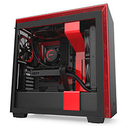 NZXT H710 Noir/Rouge - MT/Sans Alim/E-ATX
