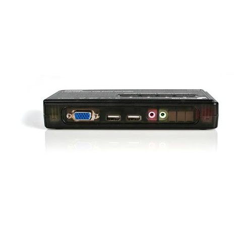 4 Port USB KVM Switch w/Audio & Cables - Achat / Vente sur grosbill.com - 4