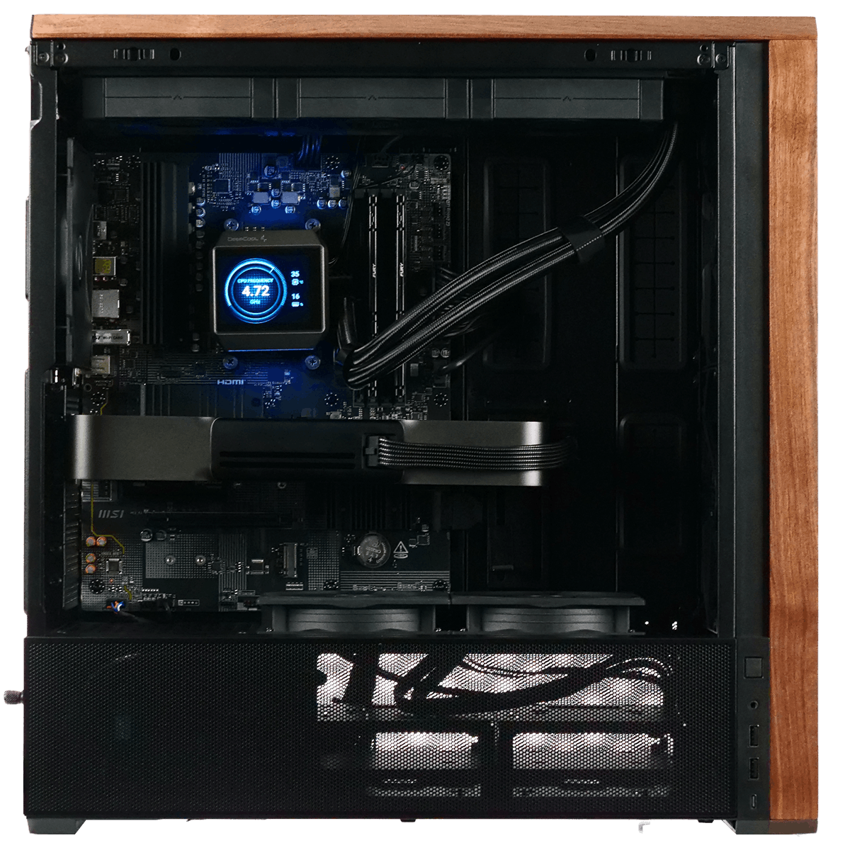 Grosbill WOODLINE - R7-7800X3D/5090/32Go/2To (PCG-10603103) - Achat / Vente PC Fixe sur grosbill.com - 1