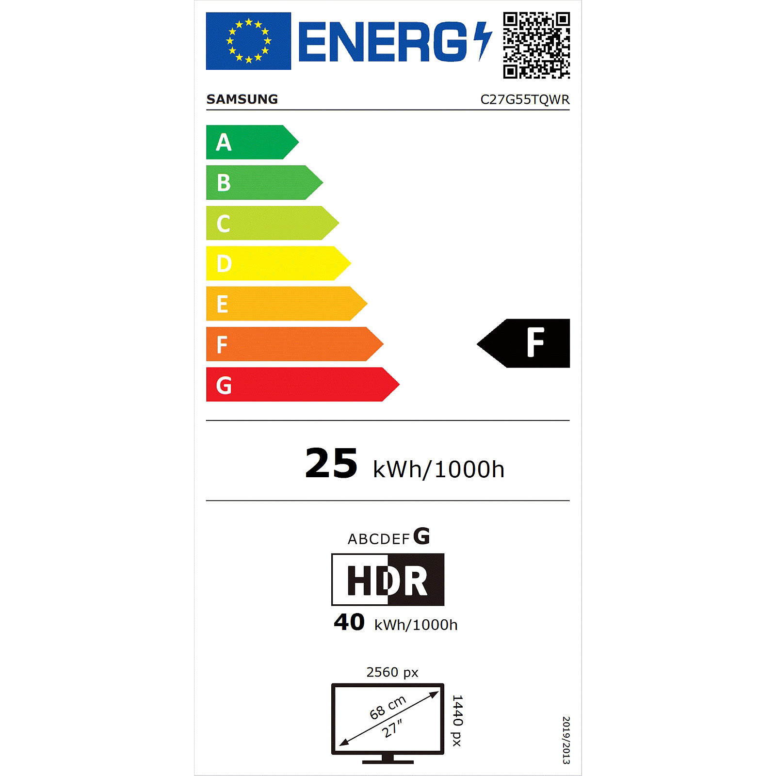 Samsung 27 pouces  LC27G55TQWRXEN - Ecran PC Samsung - grosbill.com - 4
